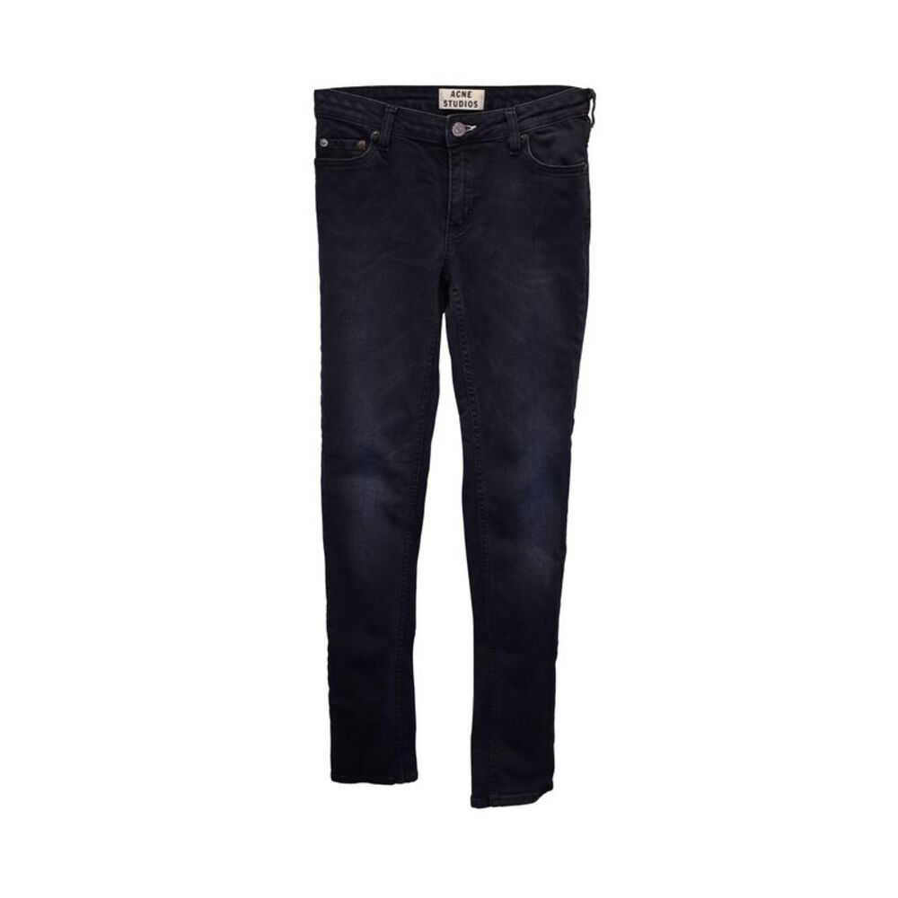 Acne Studios Slim-Fit Denim Jeans in Navy Blue Cotton
